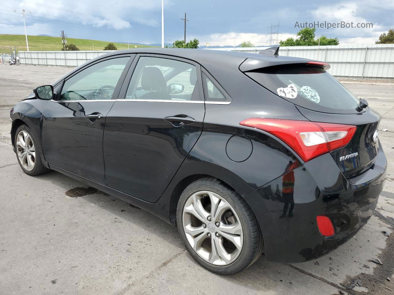 2014 Hyundai Elantra Gt  Black vin: KMHD35LH7EU229066