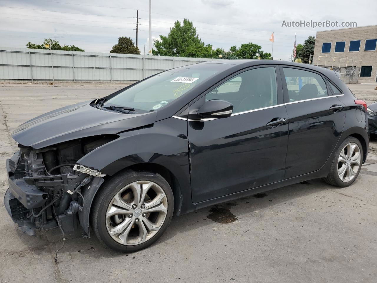 2014 Hyundai Elantra Gt  Black vin: KMHD35LH7EU229066