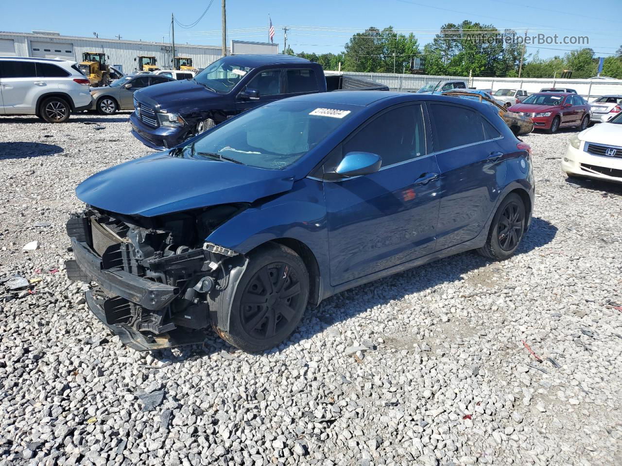 2016 Hyundai Elantra Gt  Blue vin: KMHD35LH7GU261034