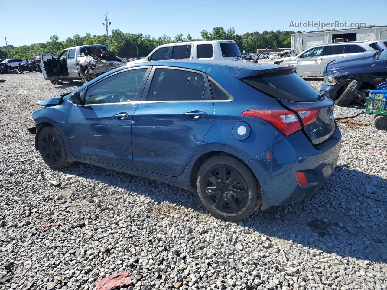 2016 Hyundai Elantra Gt  Синий vin: KMHD35LH7GU261034