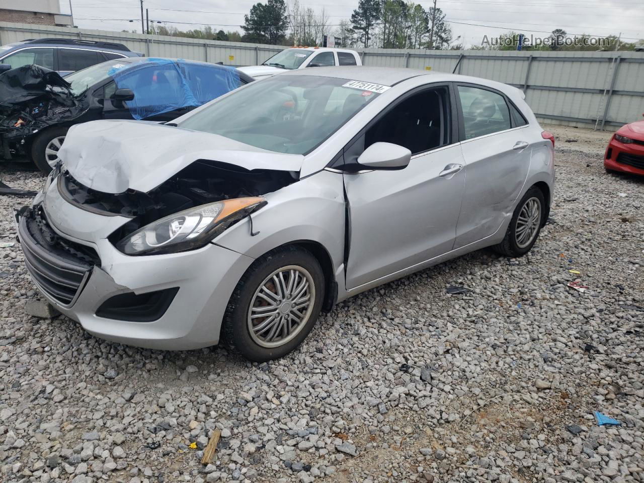 2016 Hyundai Elantra Gt  Gray vin: KMHD35LH7GU270400