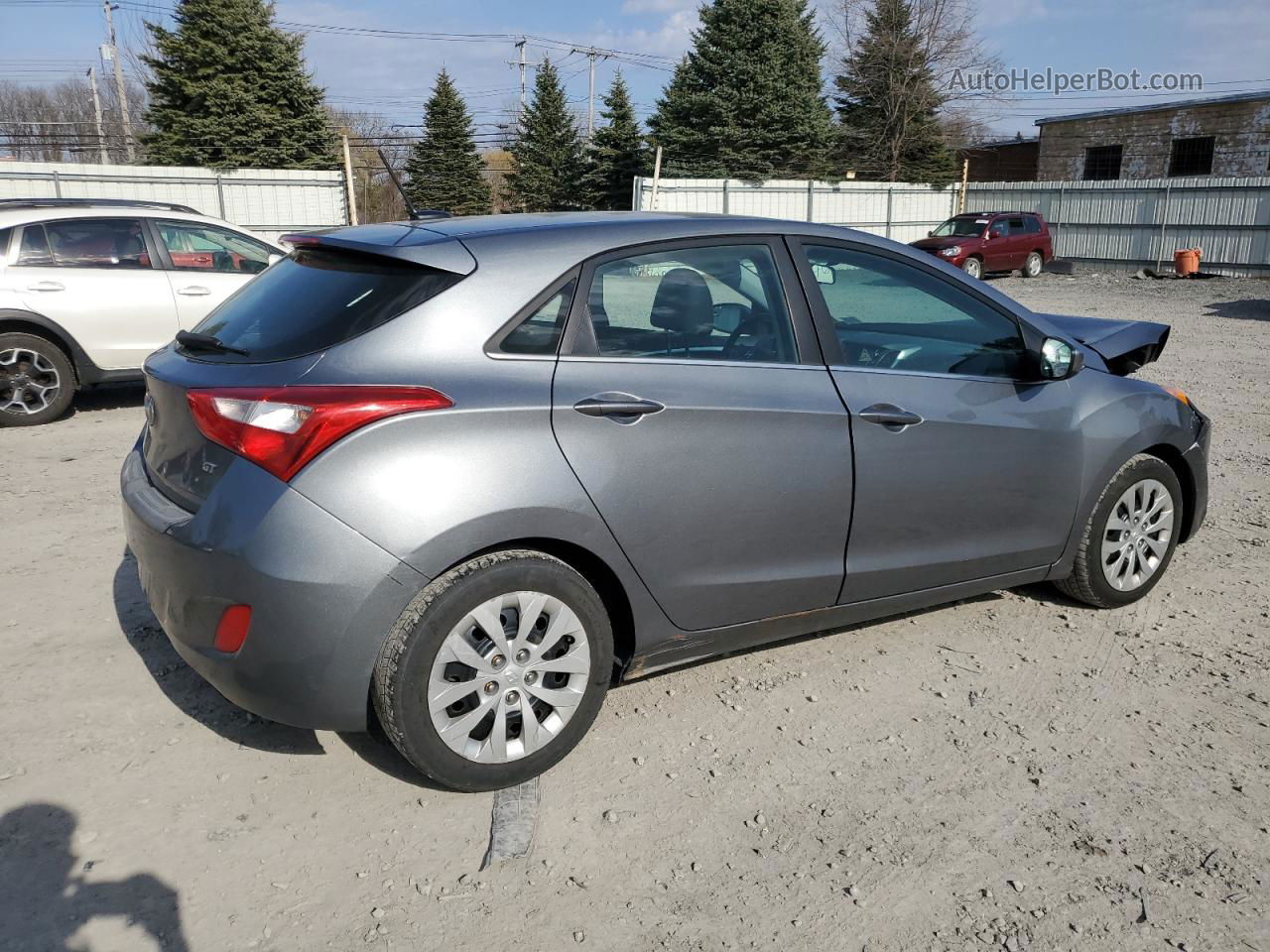 2016 Hyundai Elantra Gt  Gray vin: KMHD35LH7GU292476