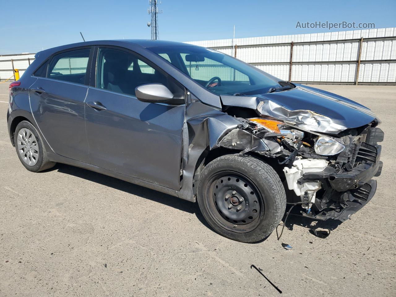 2016 Hyundai Elantra Gt  Gray vin: KMHD35LH7GU294731