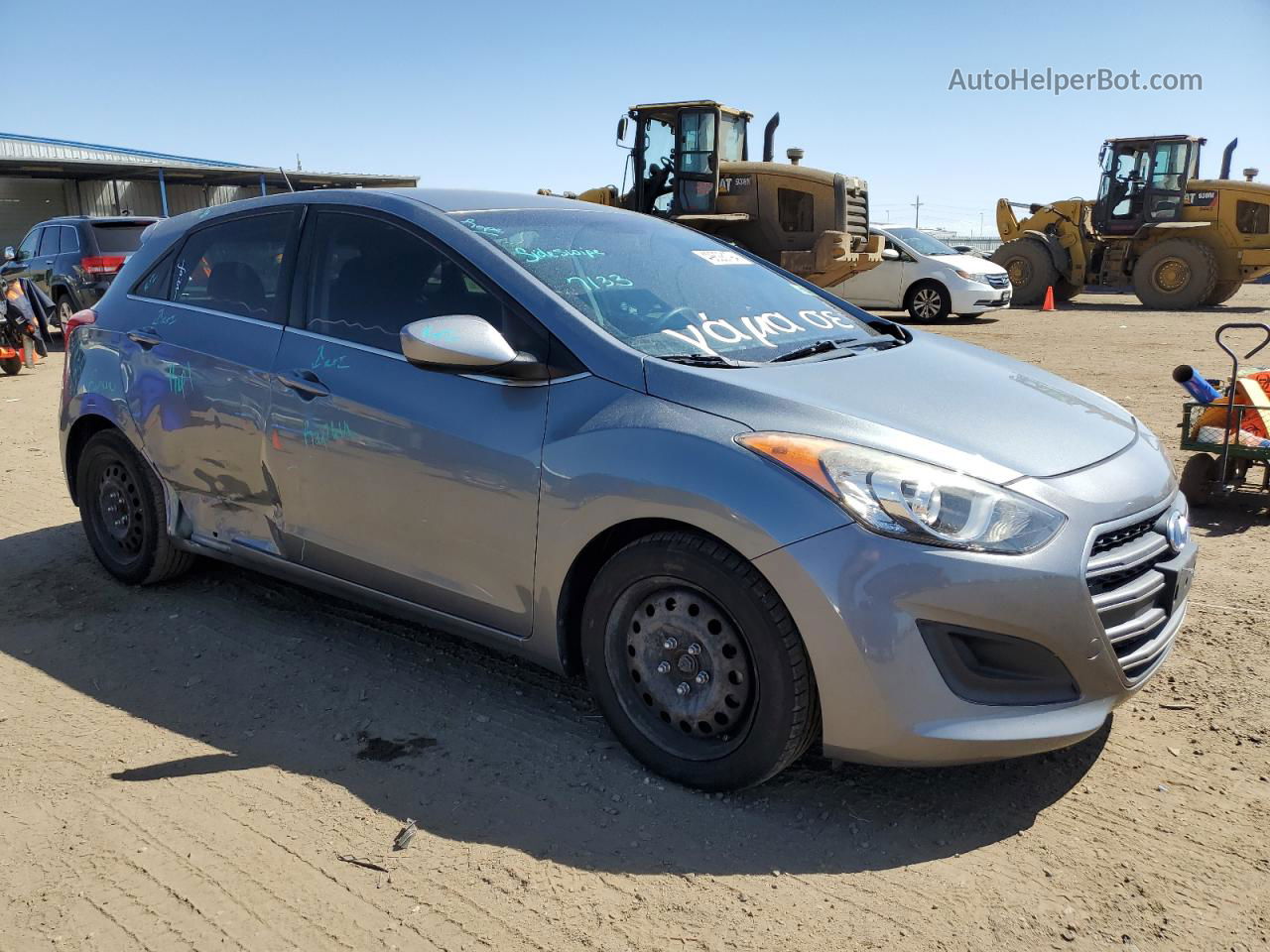 2016 Hyundai Elantra Gt  Gray vin: KMHD35LH7GU316940