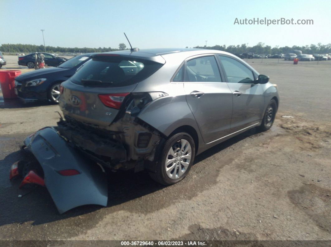 2017 Hyundai Elantra Gt   Gray vin: KMHD35LH7HU350345