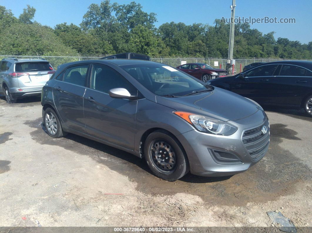 2017 Hyundai Elantra Gt   Gray vin: KMHD35LH7HU350345