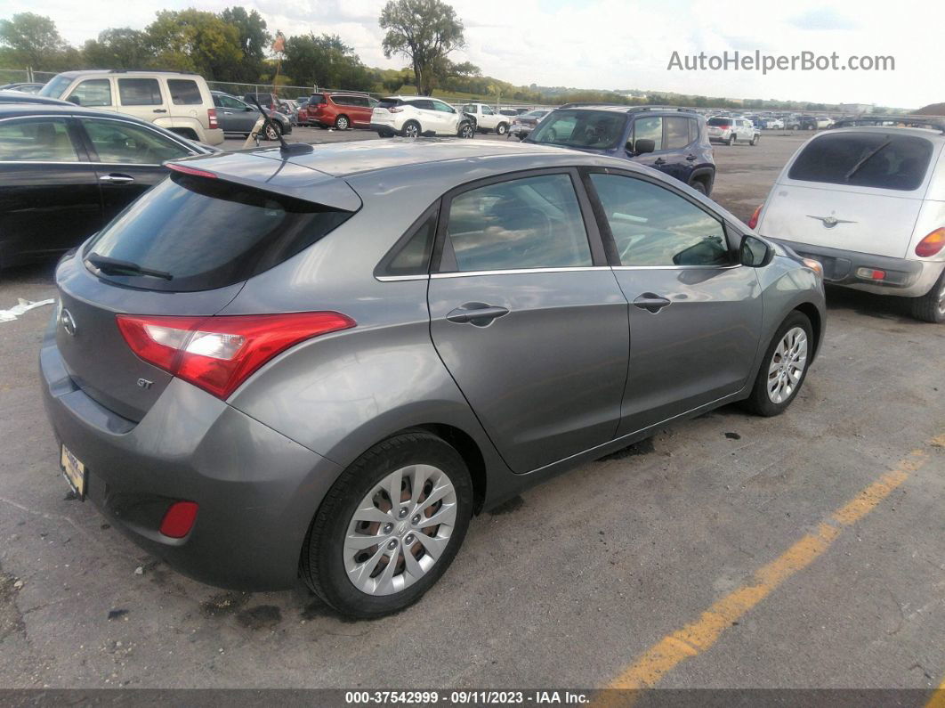 2017 Hyundai Elantra Gt   Gray vin: KMHD35LH7HU351415