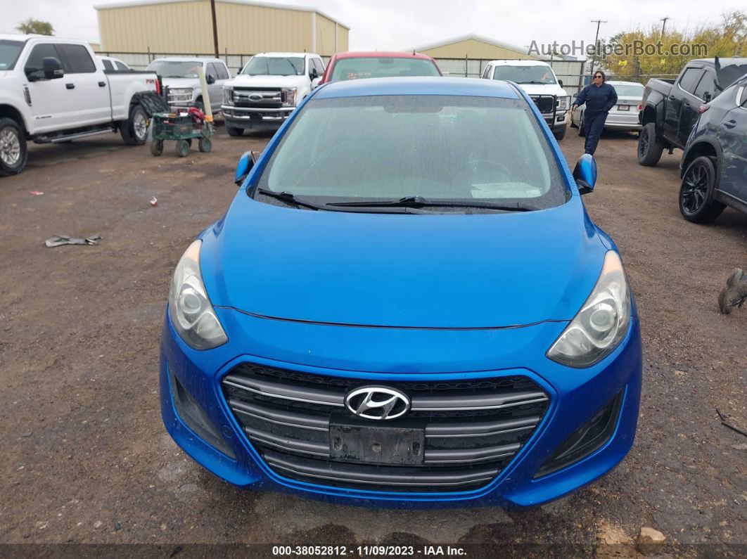 2017 Hyundai Elantra Gt   Blue vin: KMHD35LH7HU368697