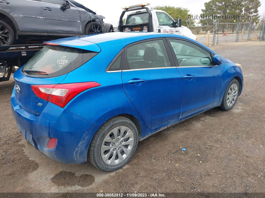 2017 Hyundai Elantra Gt   Blue vin: KMHD35LH7HU368697