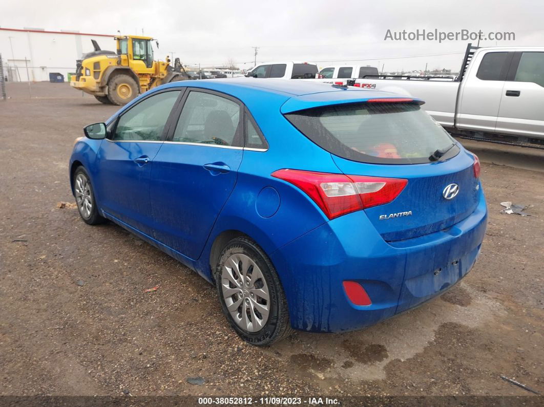 2017 Hyundai Elantra Gt   Blue vin: KMHD35LH7HU368697