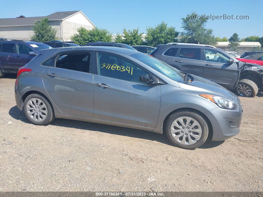 2017 Hyundai Elantra Gt   Gray vin: KMHD35LH7HU369932