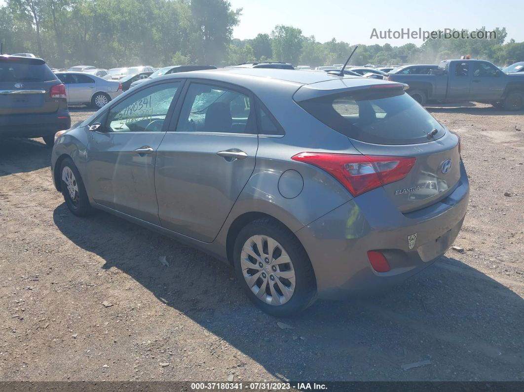 2017 Hyundai Elantra Gt   Gray vin: KMHD35LH7HU369932