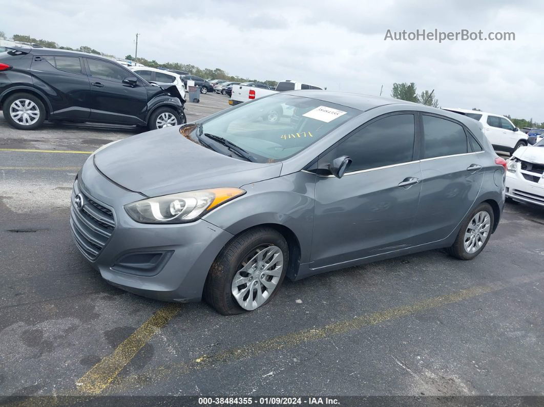 2017 Hyundai Elantra Gt Gray vin: KMHD35LH7HU372569