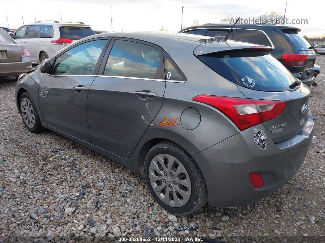 2017 Hyundai Elantra Gt   Gray vin: KMHD35LH7HU372801