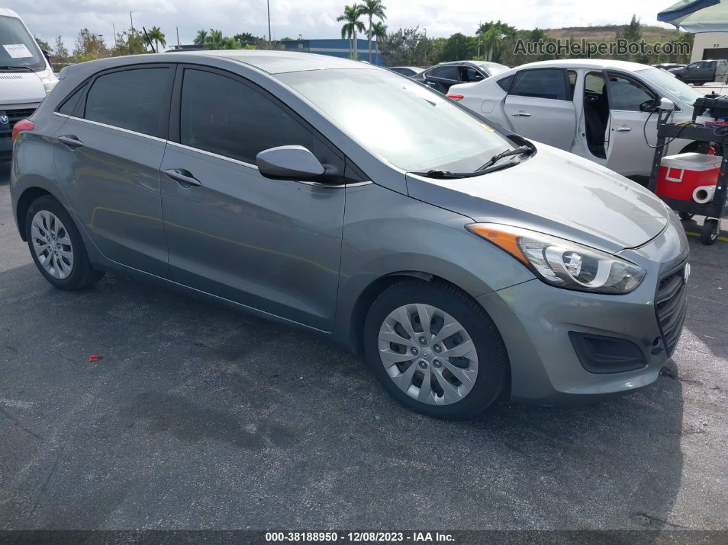 2017 Hyundai Elantra Gt   Gray vin: KMHD35LH7HU378209