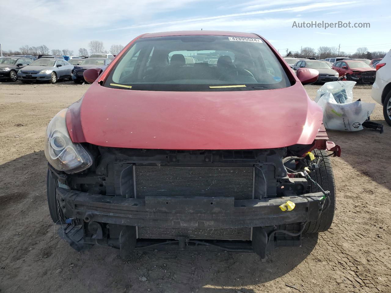 2016 Hyundai Elantra Gt  Red vin: KMHD35LH8GU268221