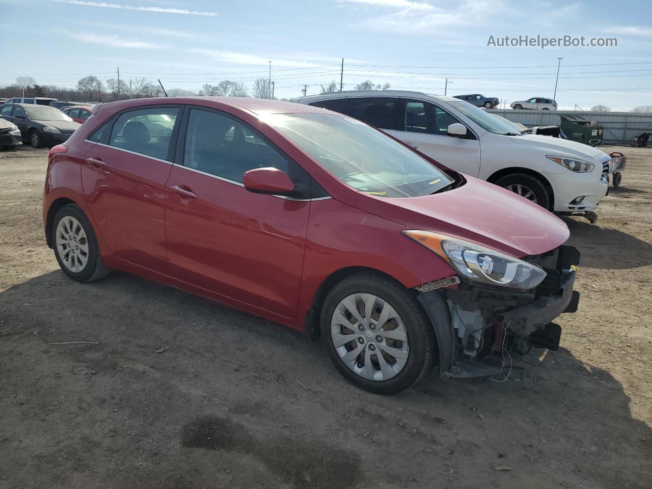 2016 Hyundai Elantra Gt  Красный vin: KMHD35LH8GU268221