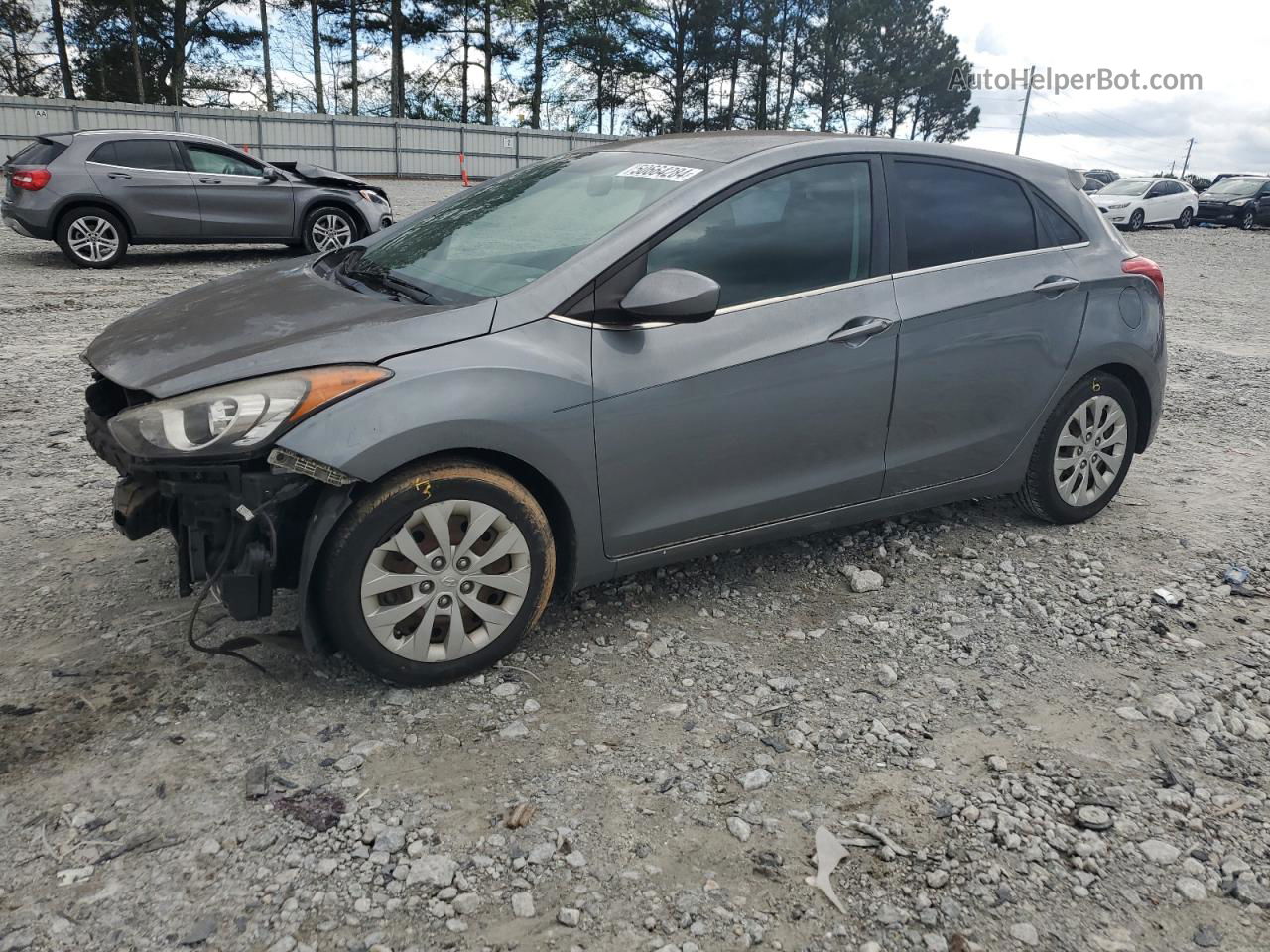 2016 Hyundai Elantra Gt  Gray vin: KMHD35LH8GU326070