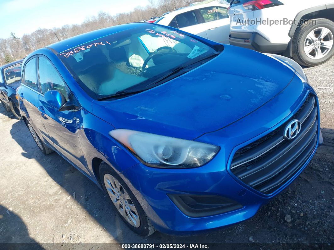 2017 Hyundai Elantra Gt   Синий vin: KMHD35LH8HU355036