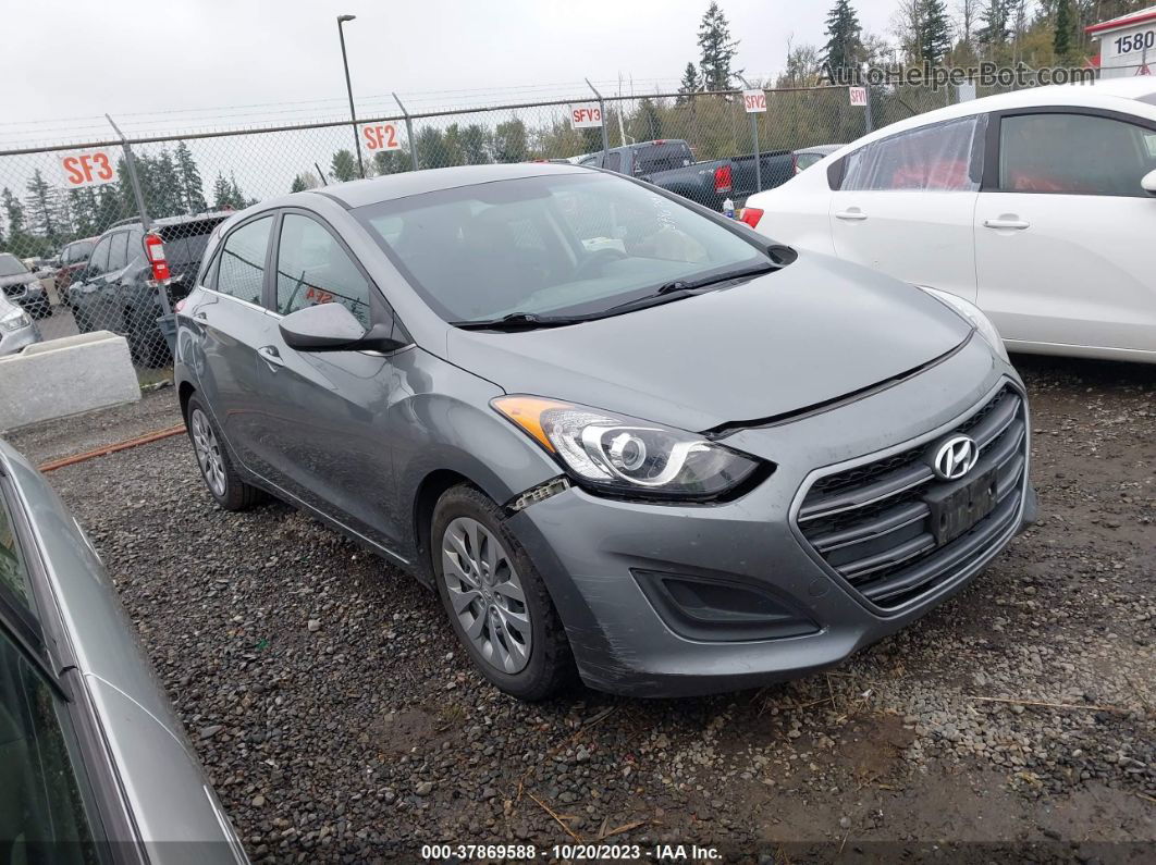 2017 Hyundai Elantra Gt   Gray vin: KMHD35LH8HU359832