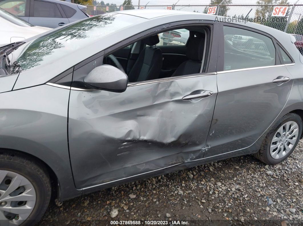 2017 Hyundai Elantra Gt   Gray vin: KMHD35LH8HU359832