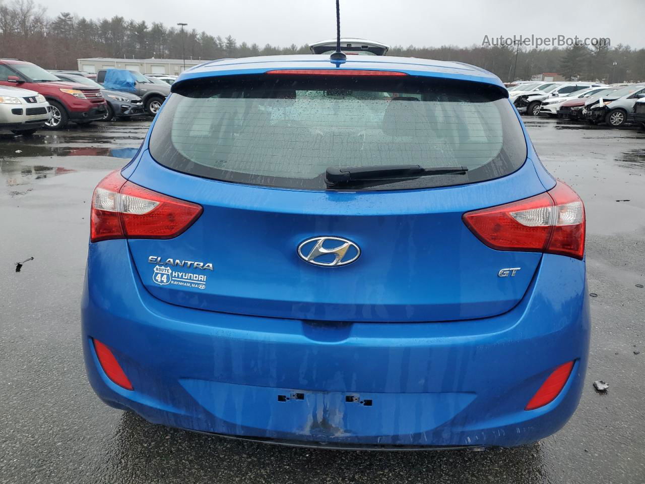 2017 Hyundai Elantra Gt  Blue vin: KMHD35LH8HU375335