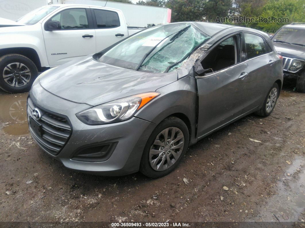 2017 Hyundai Elantra Gt   Gray vin: KMHD35LH8HU382222