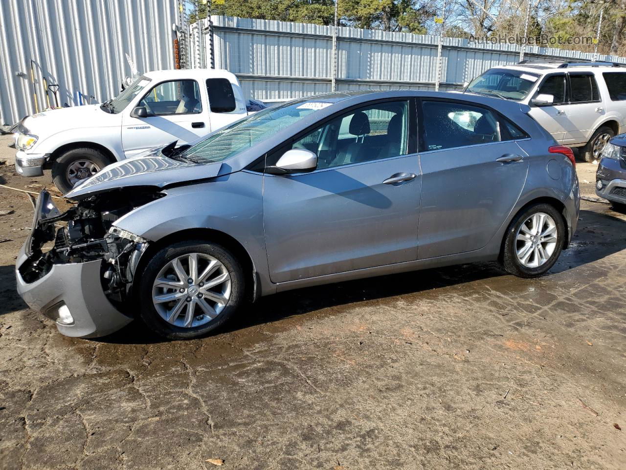 2014 Hyundai Elantra Gt  Silver vin: KMHD35LH9EU214665