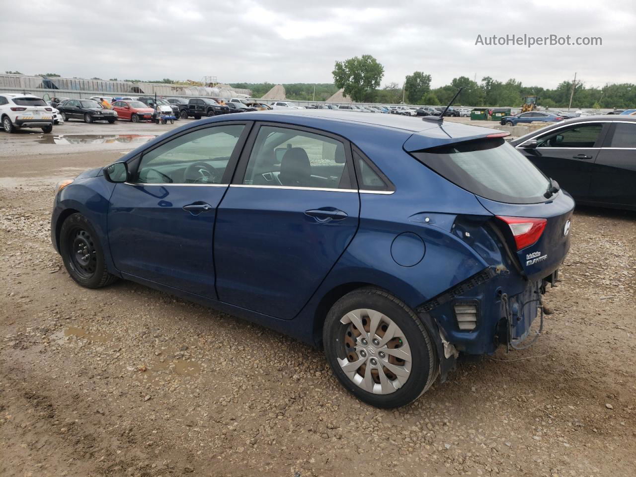 2016 Hyundai Elantra Gt  Blue vin: KMHD35LH9GU263657