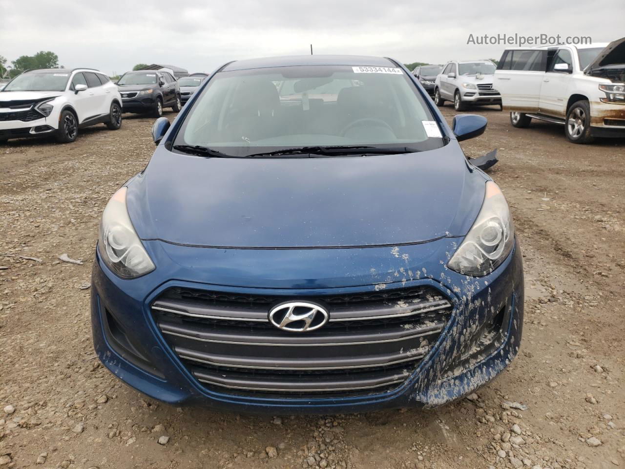 2016 Hyundai Elantra Gt  Blue vin: KMHD35LH9GU263657