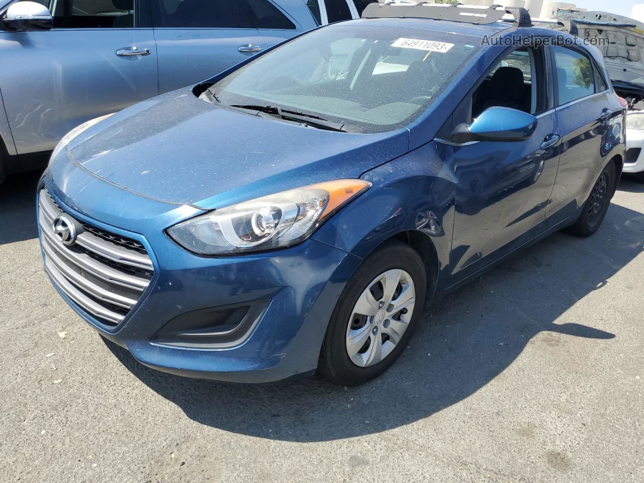 2016 Hyundai Elantra Gt  Blue vin: KMHD35LH9GU309679