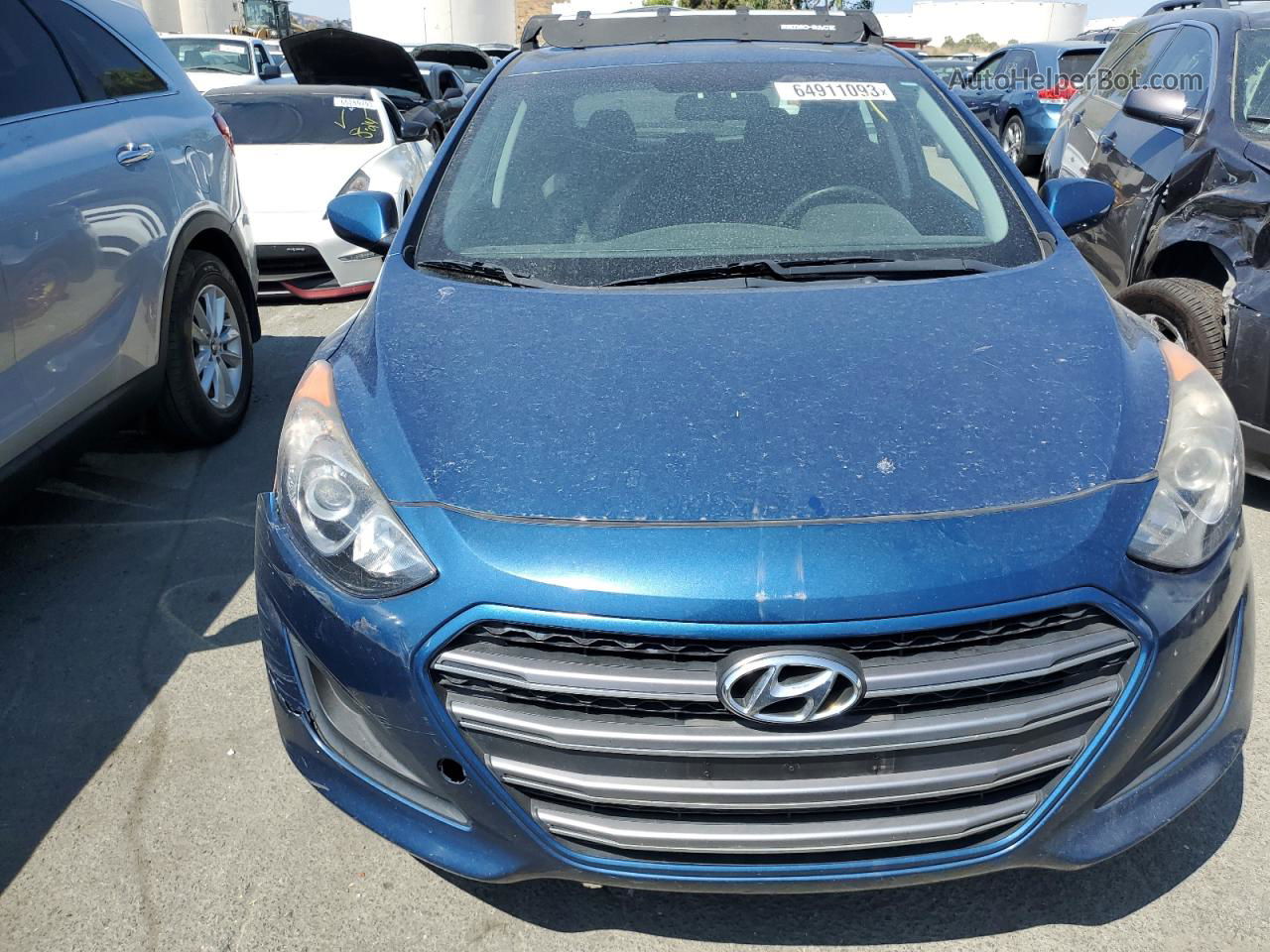 2016 Hyundai Elantra Gt  Blue vin: KMHD35LH9GU309679