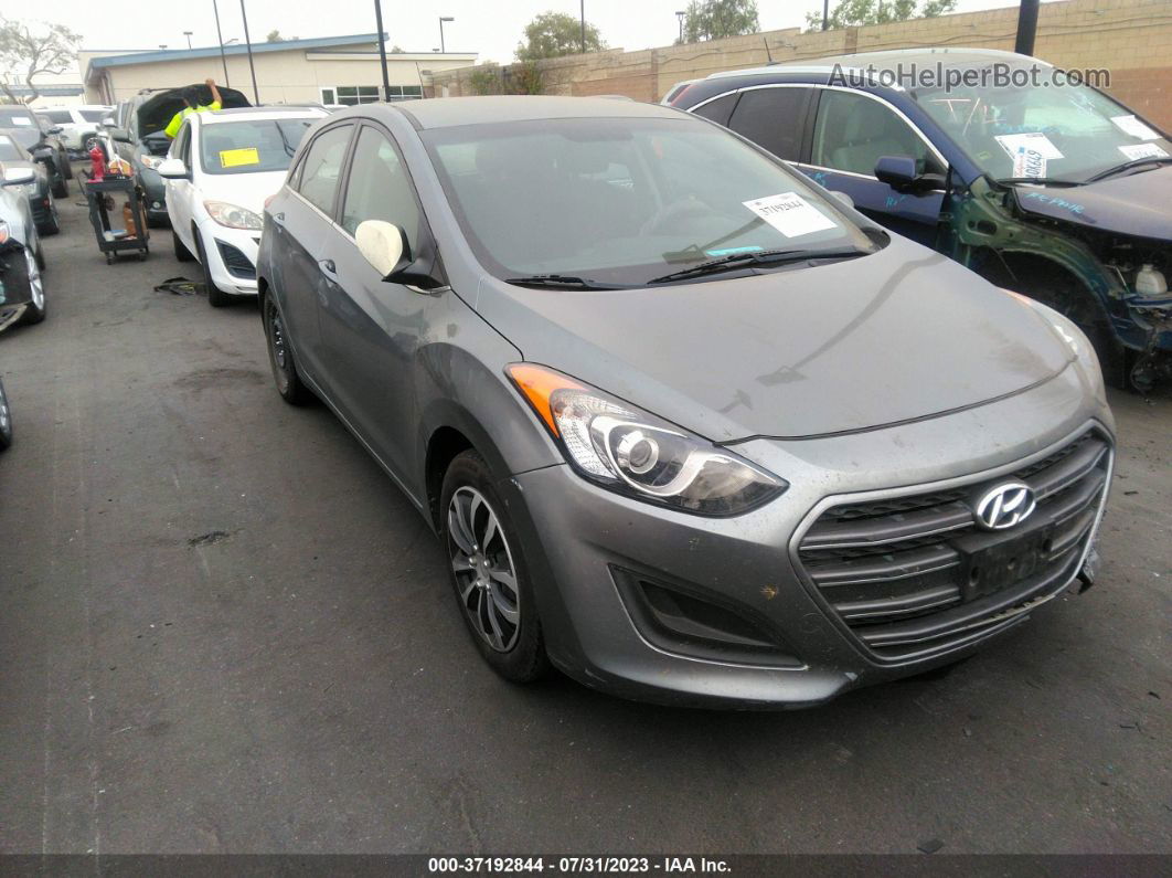 2017 Hyundai Elantra Gt   Gray vin: KMHD35LH9HU350119