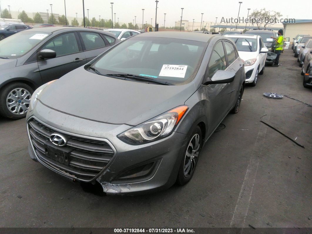 2017 Hyundai Elantra Gt   Gray vin: KMHD35LH9HU350119