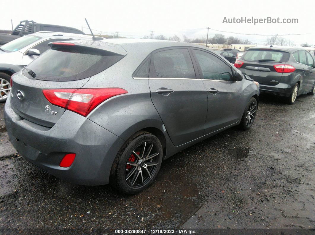 2017 Hyundai Elantra Gt   Gray vin: KMHD35LH9HU350444