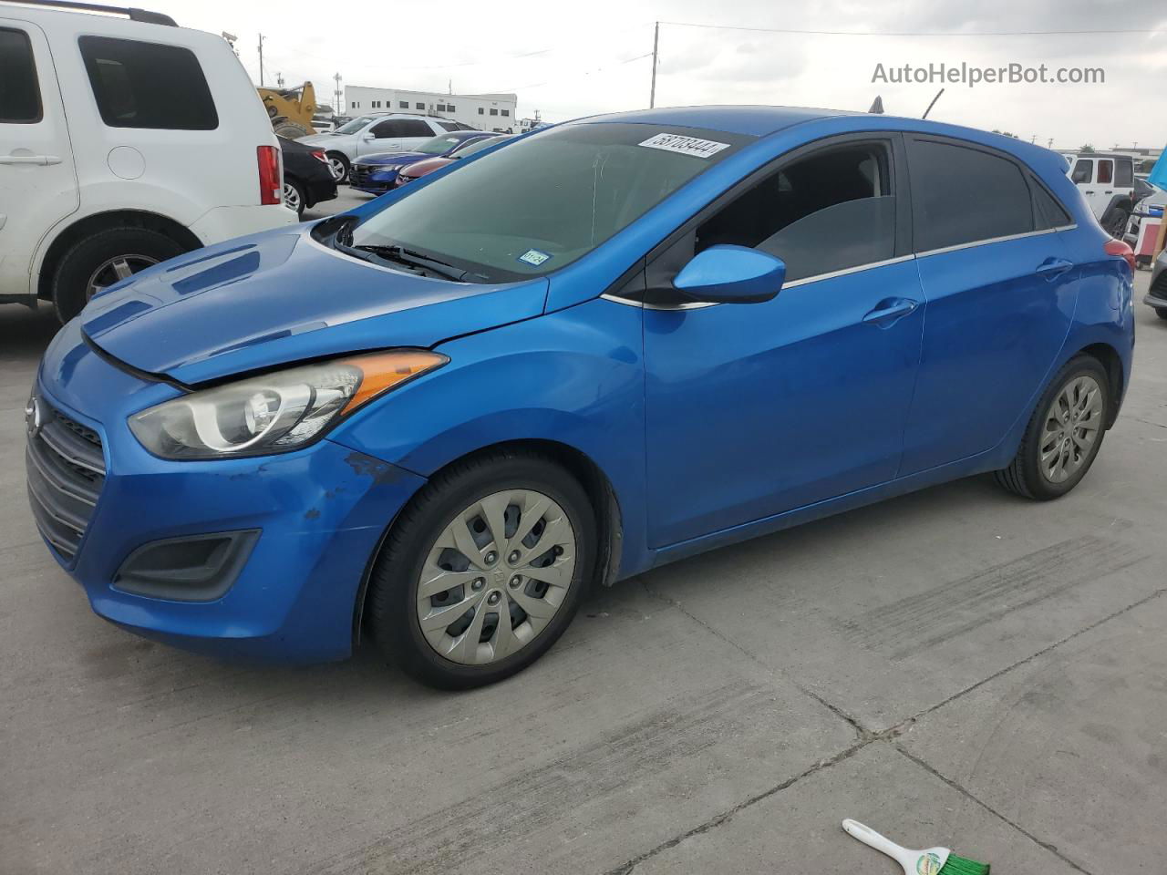 2017 Hyundai Elantra Gt  Blue vin: KMHD35LH9HU367762