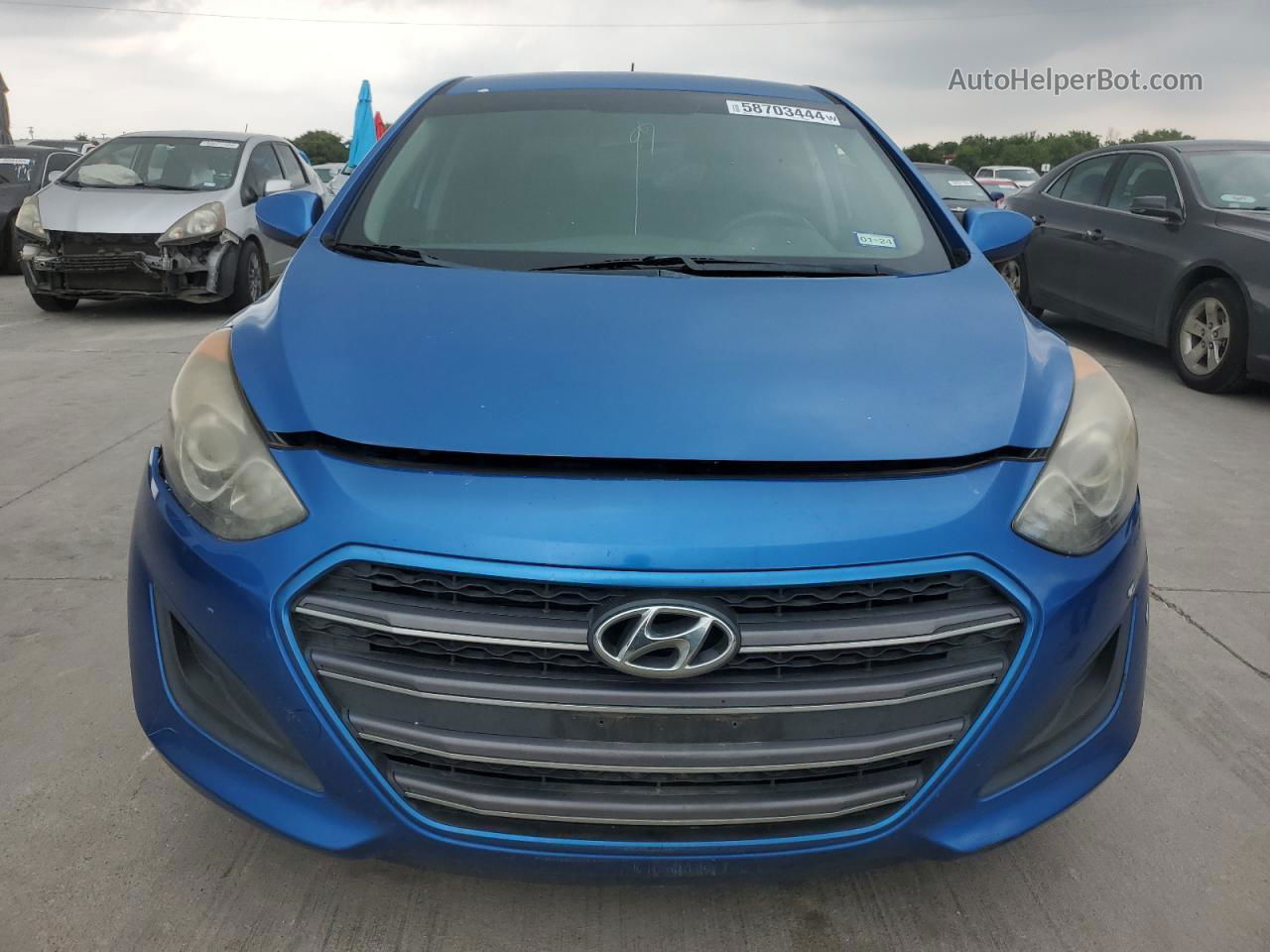 2017 Hyundai Elantra Gt  Blue vin: KMHD35LH9HU367762