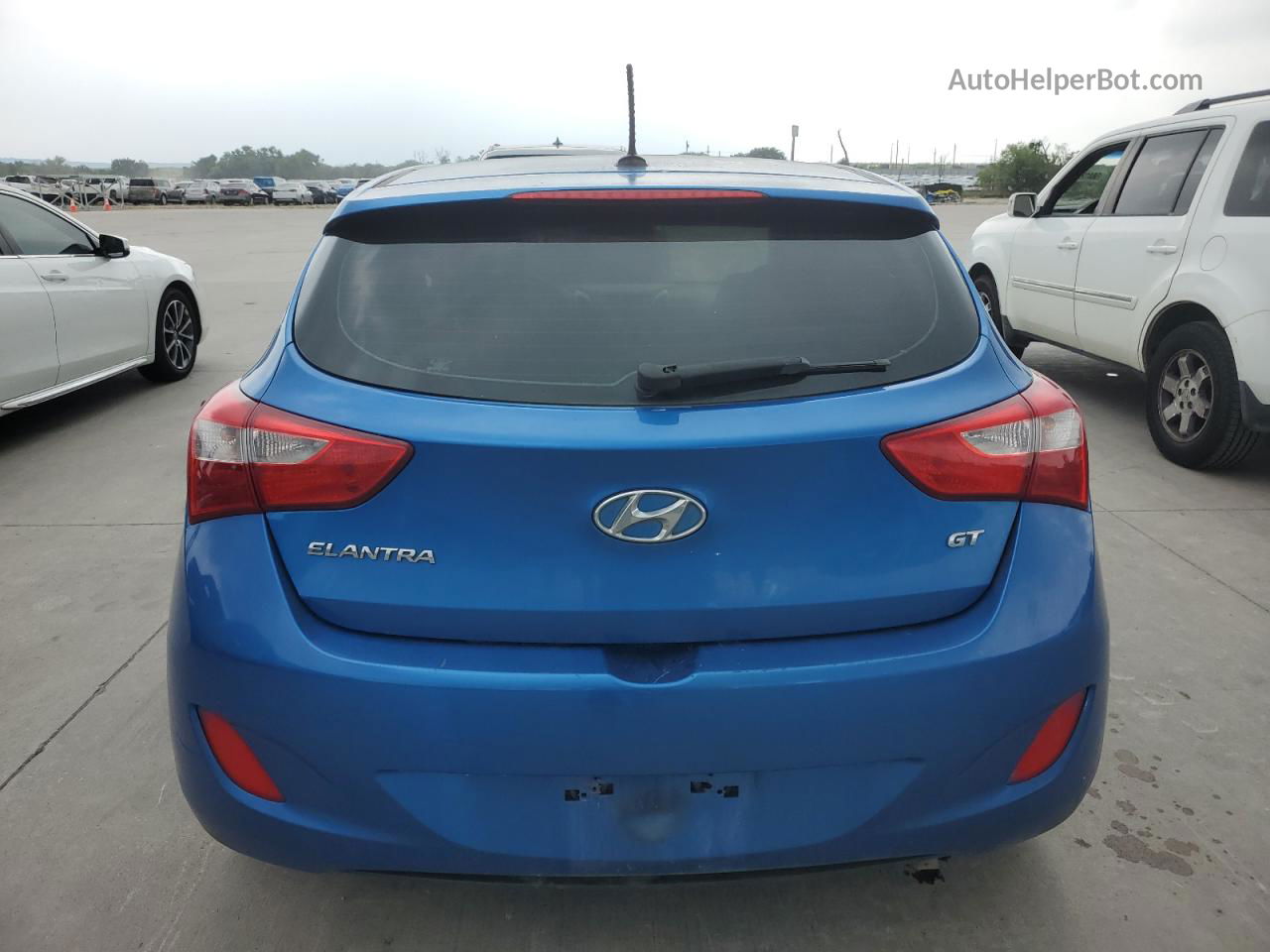 2017 Hyundai Elantra Gt  Blue vin: KMHD35LH9HU367762