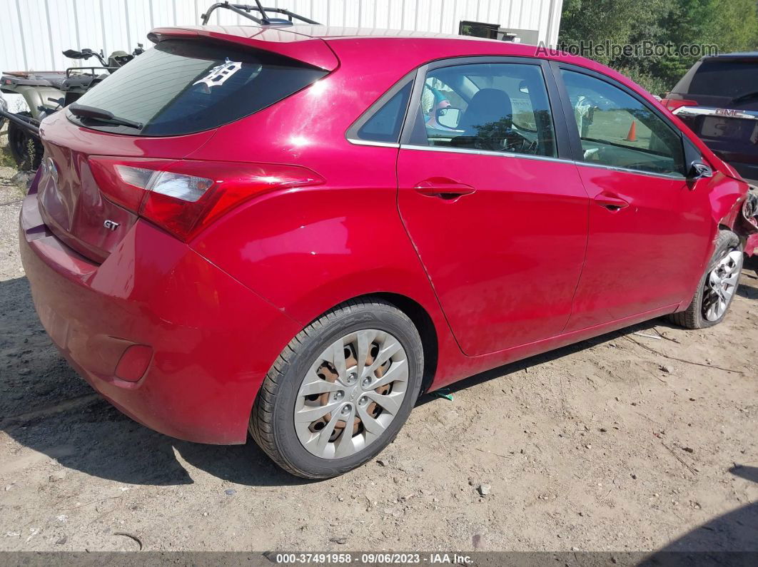 2017 Hyundai Elantra Gt   Red vin: KMHD35LH9HU370032