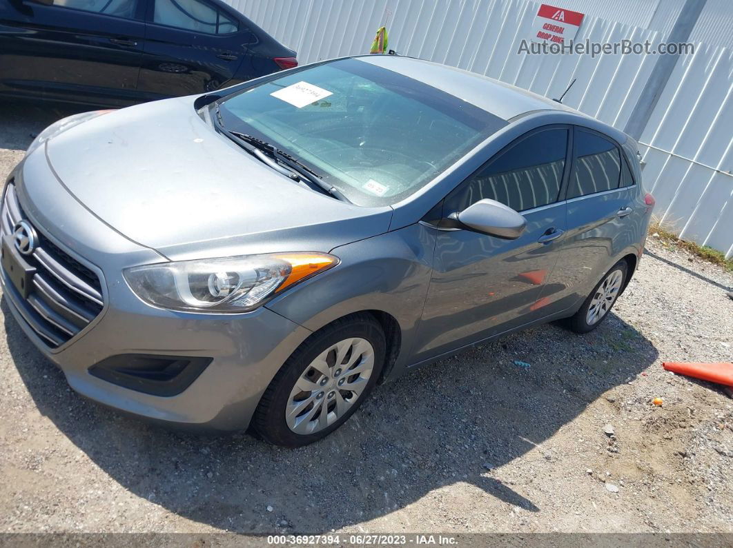 2017 Hyundai Elantra Gt   Gray vin: KMHD35LH9HU381810