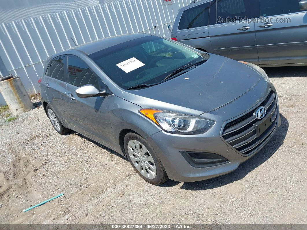 2017 Hyundai Elantra Gt   Gray vin: KMHD35LH9HU381810