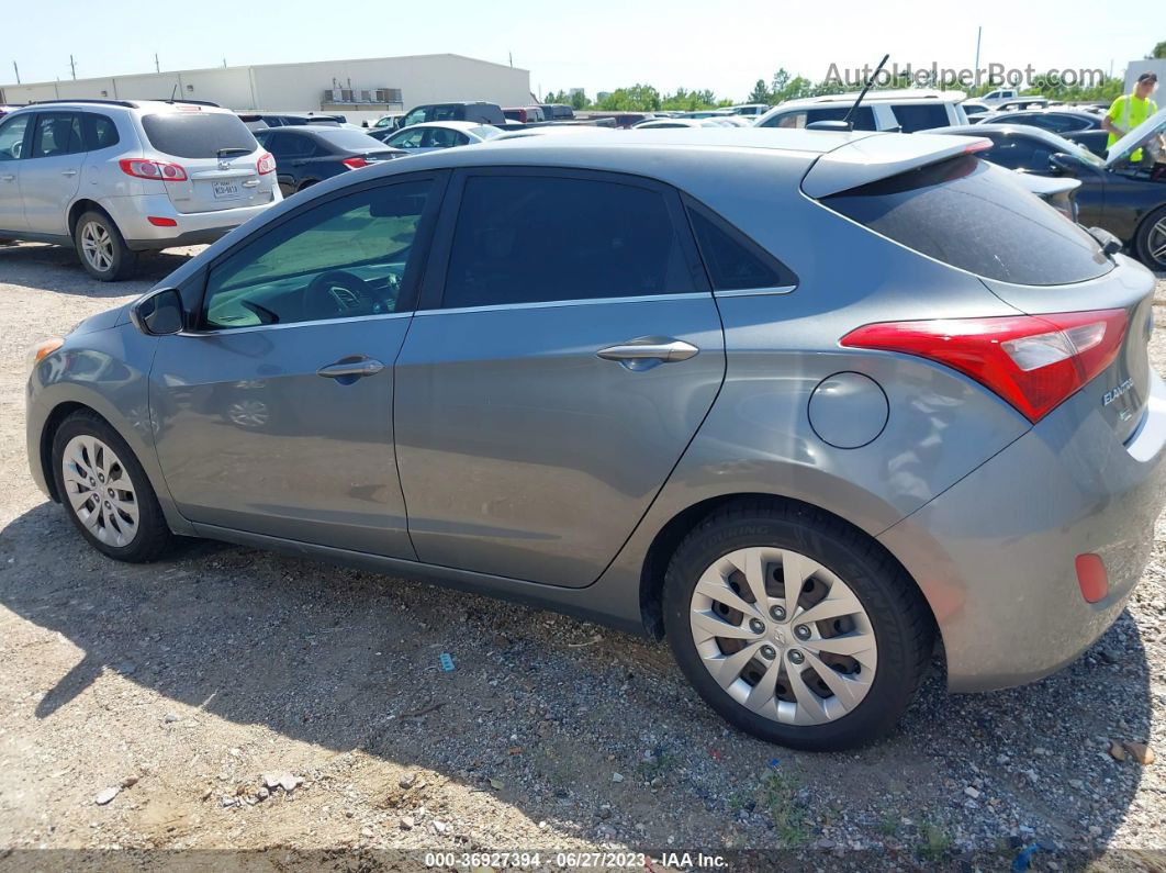 2017 Hyundai Elantra Gt   Gray vin: KMHD35LH9HU381810