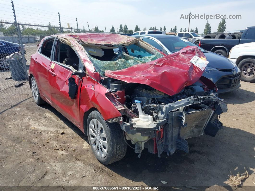 2017 Hyundai Elantra Gt Red vin: KMHD35LH9HU382469