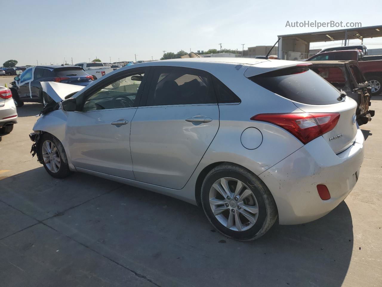 2014 Hyundai Elantra Gt  Silver vin: KMHD35LHXEU170711