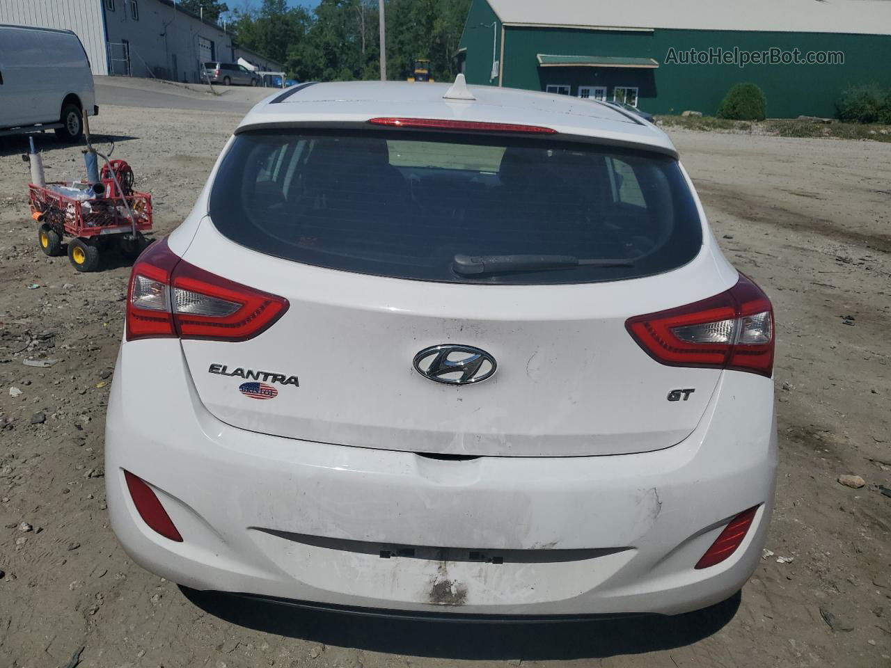 2014 Hyundai Elantra Gt  Белый vin: KMHD35LHXEU211144