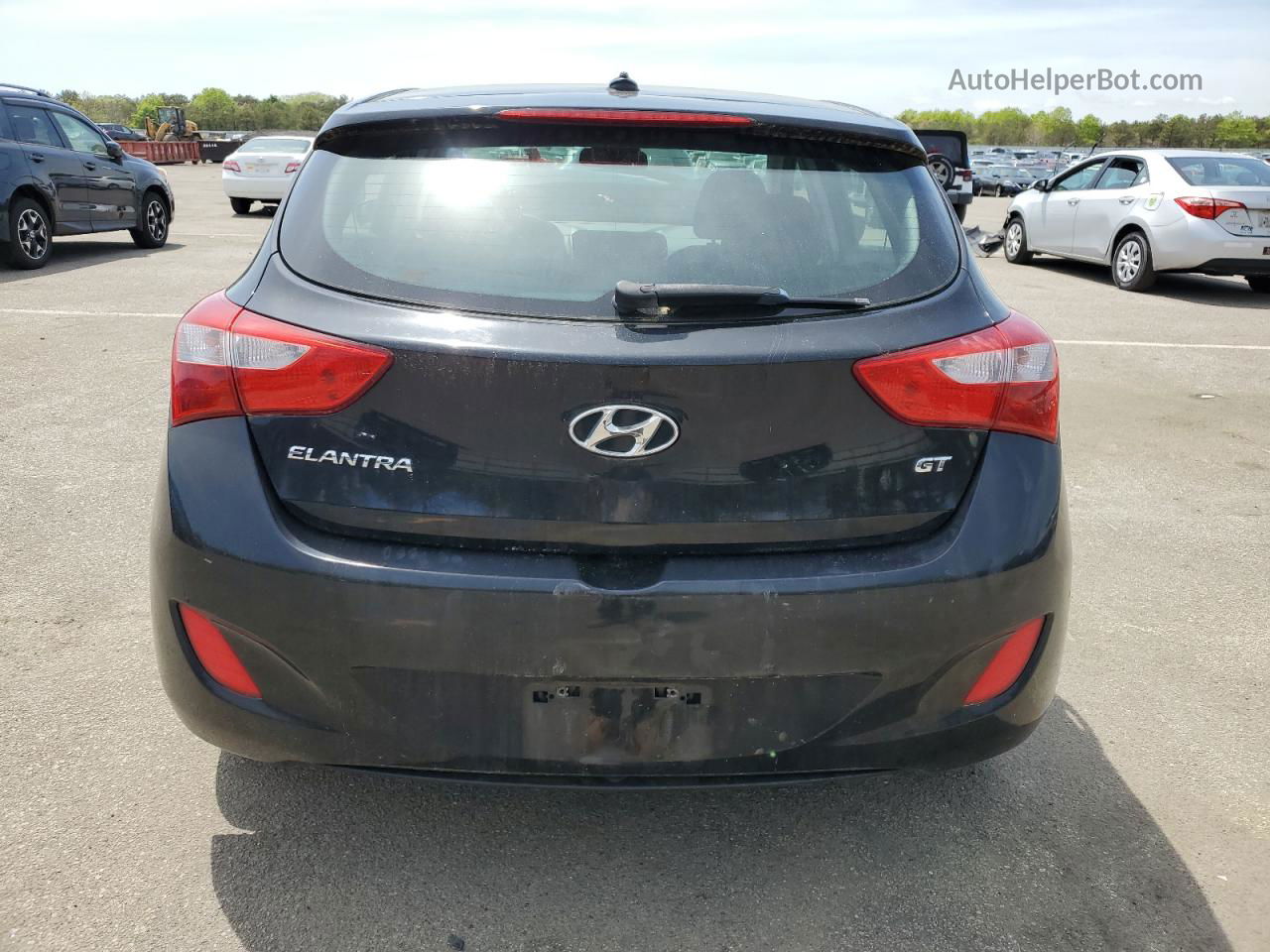 2014 Hyundai Elantra Gt  Black vin: KMHD35LHXEU211290