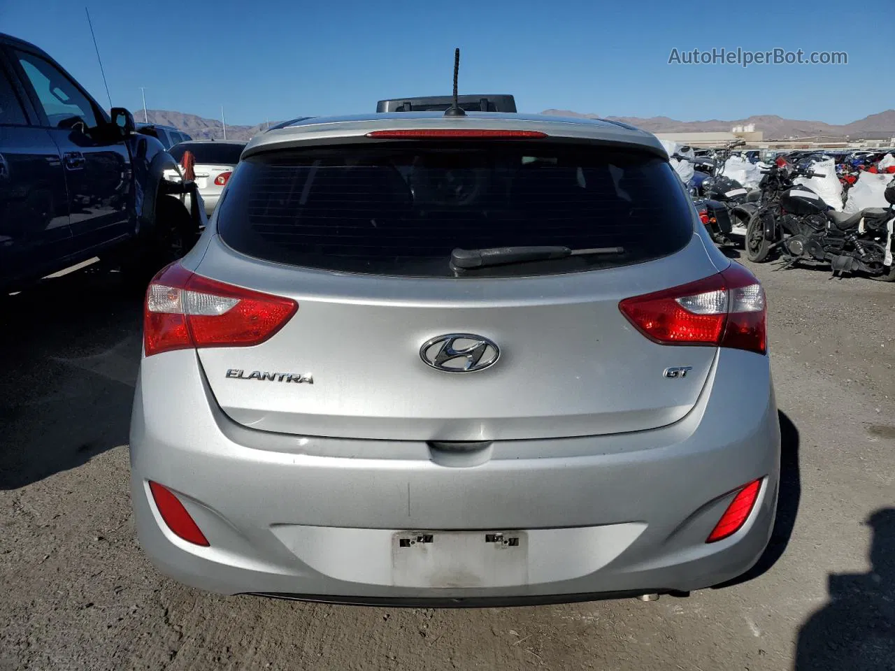 2014 Hyundai Elantra Gt  Серебряный vin: KMHD35LHXEU220250