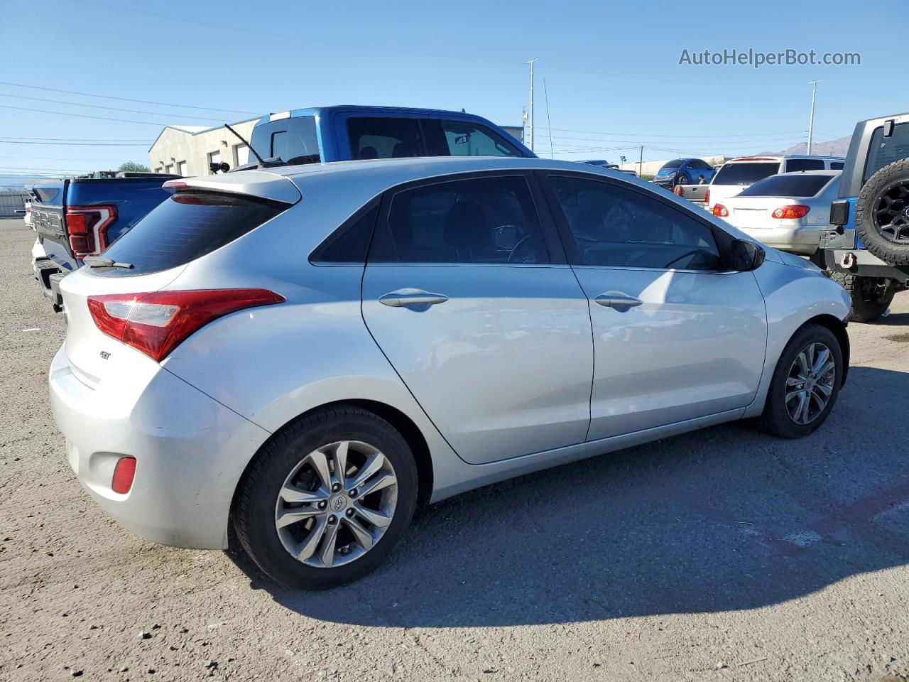 2014 Hyundai Elantra Gt  Silver vin: KMHD35LHXEU220250