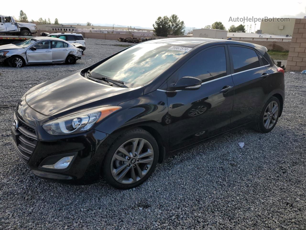 2016 Hyundai Elantra Gt  Black vin: KMHD35LHXGU260749