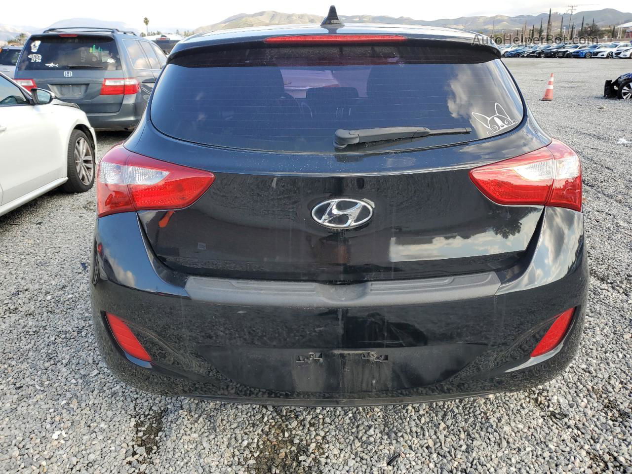 2016 Hyundai Elantra Gt  Black vin: KMHD35LHXGU260749